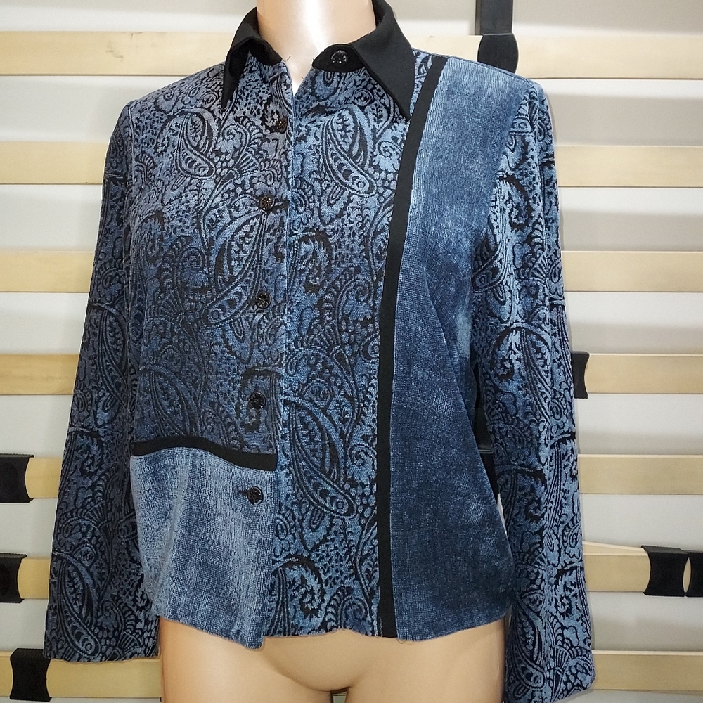 Coldwater Creek Y2K Chenille Jacket